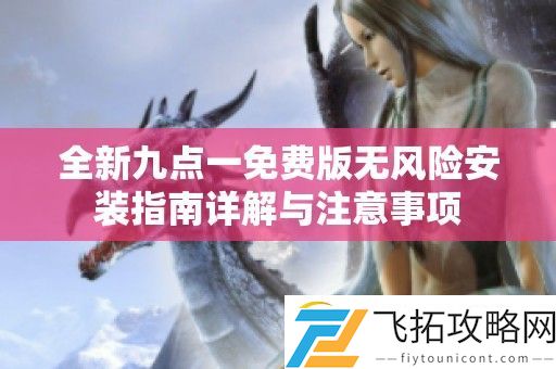 全新九点一免费版无风险安装指南详解与注意事项