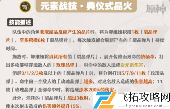 原神娜维娅培养详细攻略分享