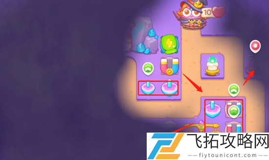 保卫萝卜4阿波与魔法宝藏第72关通关攻略