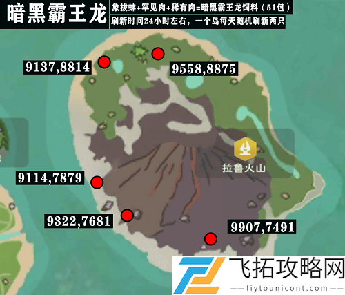 创造与魔法暗黑霸王龙饲料制作指南：具体步骤与所需数量分析