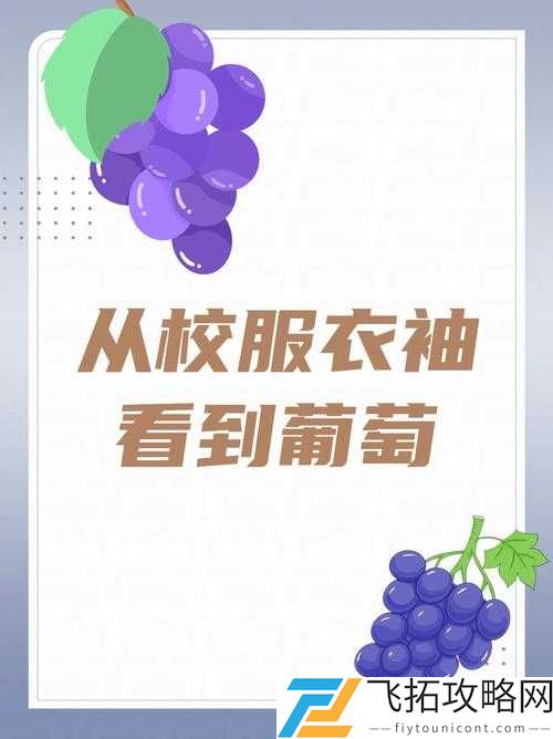 从校服衣袖看到葡萄:一段充满诗意与想象的奇妙描述