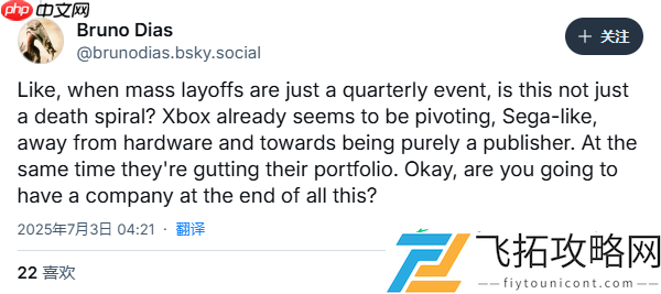 浪费人才！多名游戏开发者痛批微软最新裁员