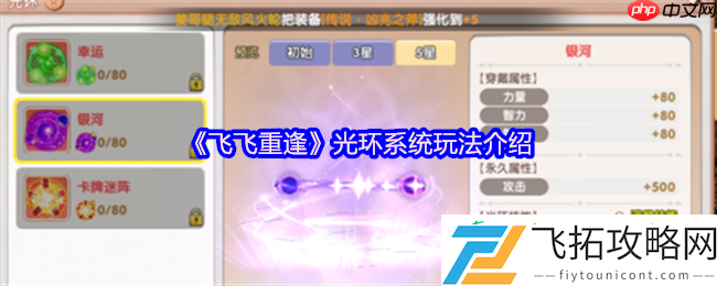 飞飞重逢光环系统征服指南
