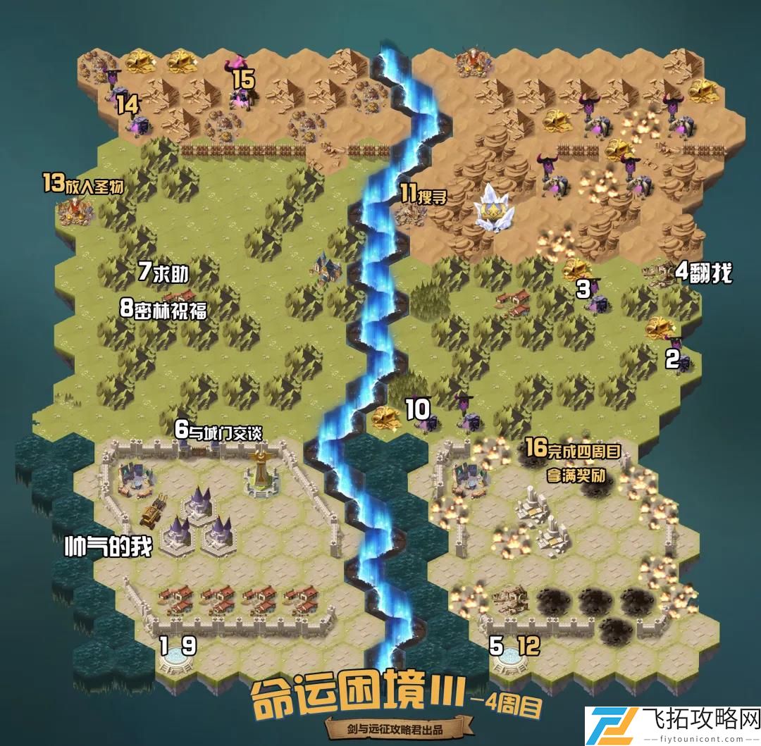 剑与远征命运困境3攻略路线图
