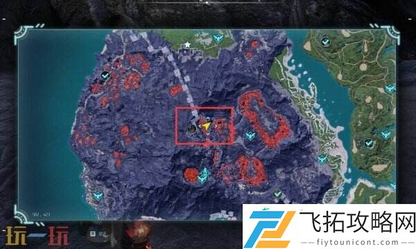 帕鲁黑耀火山山腰收集攻略