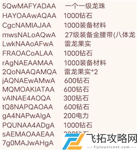 百分之一游戏兑换码大全2021最新