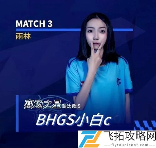 和平精英NV小白c是哪个战队