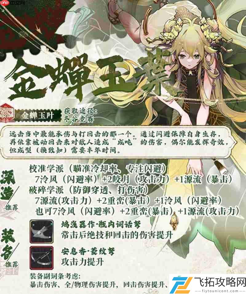 物华金蝉玉叶技能怎么样