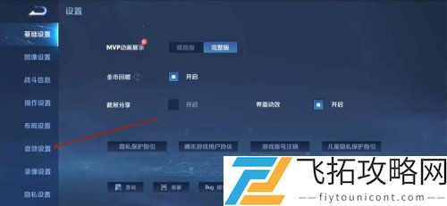 王者荣耀魔音系统在哪里设置开启