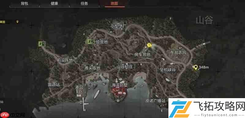 山谷地图路线详细解析