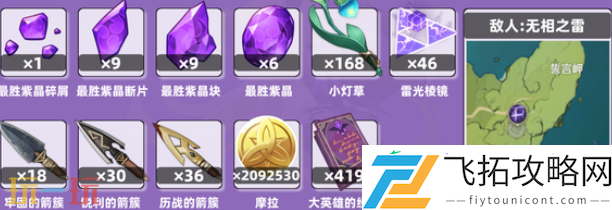菲谢尔材料一览