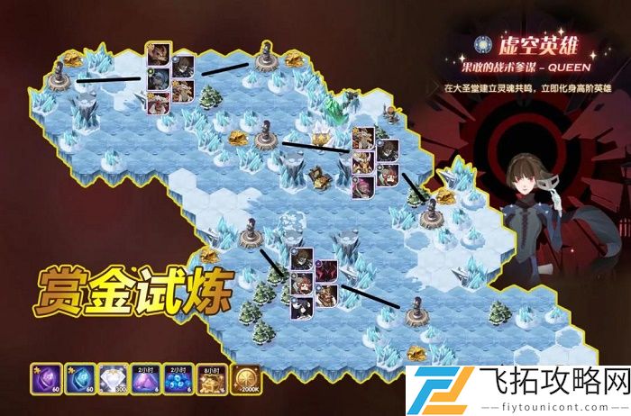 剑与远征QUEEN试炼之地攻略图阵容