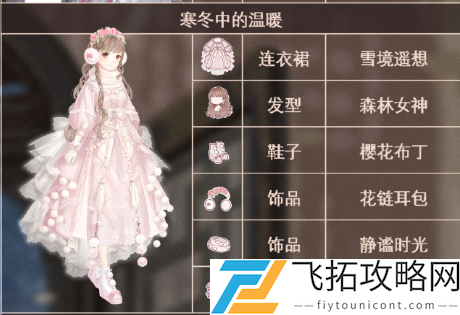 奇迹暖暖寒冬中的温暖完美搭配攻略