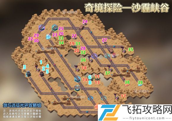 剑与远征沙霾峡谷攻略路线图