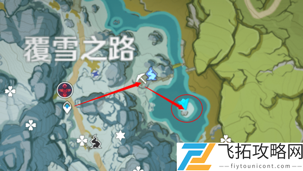 原神雪山三个匣子位置分布图