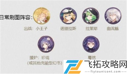 幻书启世录小王子阵容怎么搭配？
