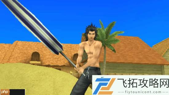 FF7RE官推分享克劳德泳装设定图