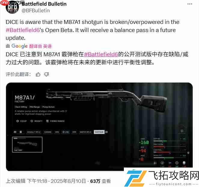无敌霰弹枪未来将削