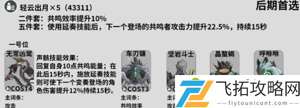 鸣潮秧秧培养攻略