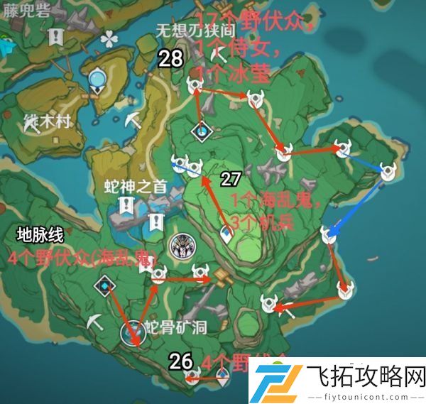 原神2.0版本稻妻锄地线路分享 稻妻锄地推荐队伍
