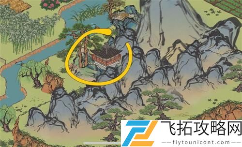 江南百景图桂海寻孤纸条在哪