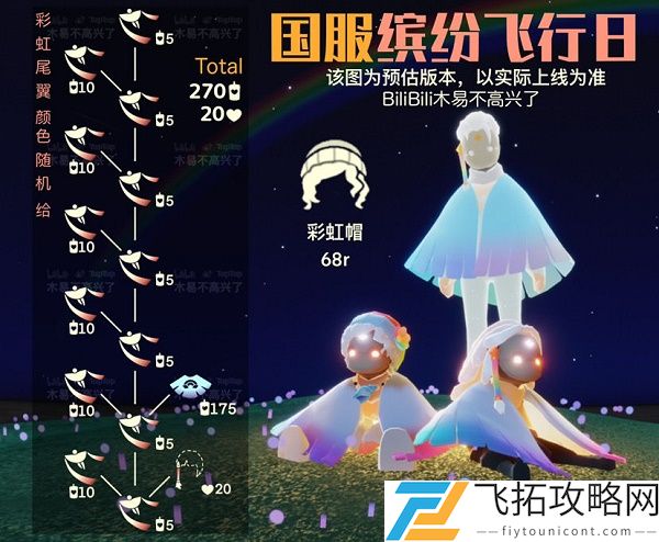 光遇彩虹日兑换表图一览
