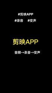 抖音剪映如何进行变声操作