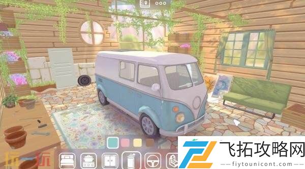 轻松休闲装饰模拟露营车