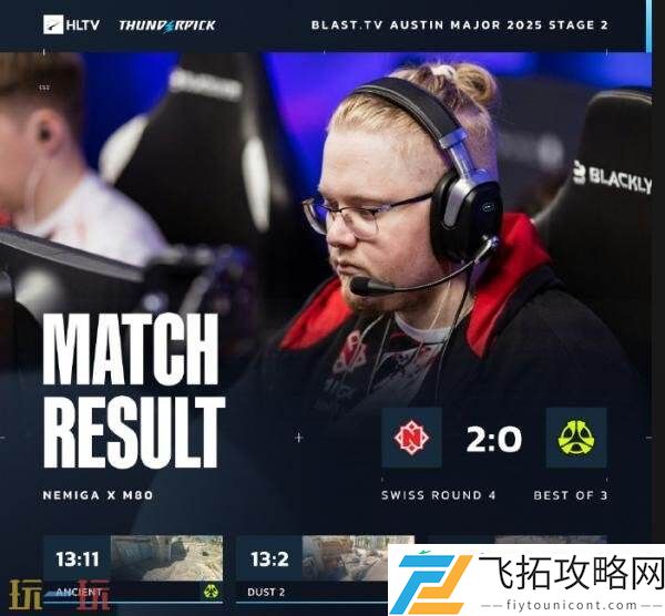 BLAST.tv奥斯汀Major第二阶段第三日赛果！TYLOO结束本次征程！