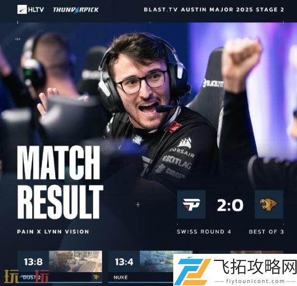 BLAST.tv奥斯汀Major第二阶段第三日赛果！TYLOO结束本次征程！