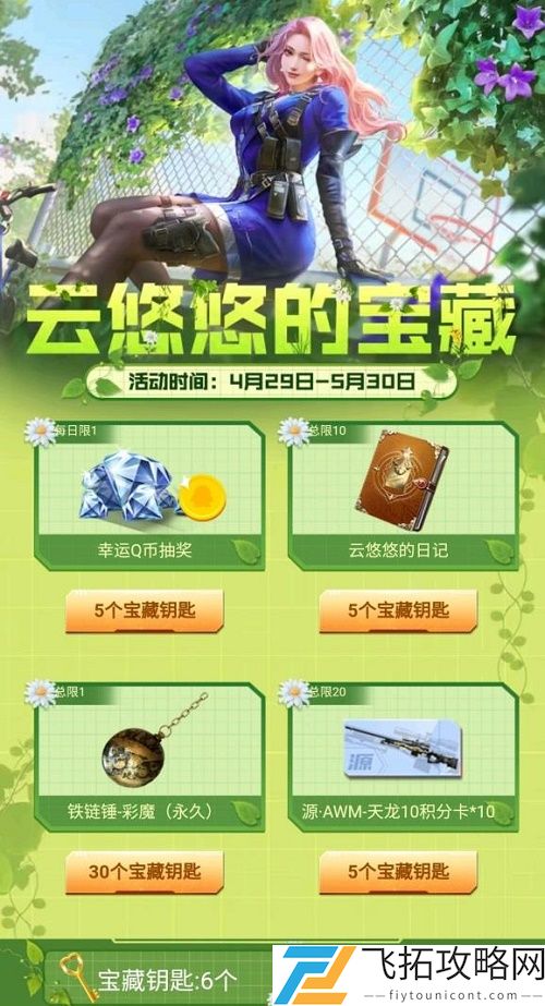 CF手游云悠悠的日记有什么用