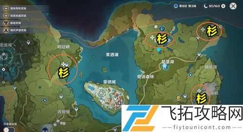 原神杉木哪里多分布图
