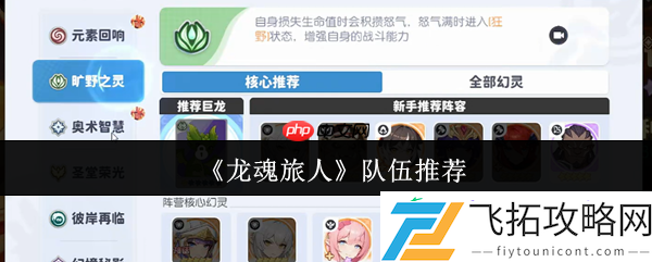 龙魂旅人最强队伍搭配指南