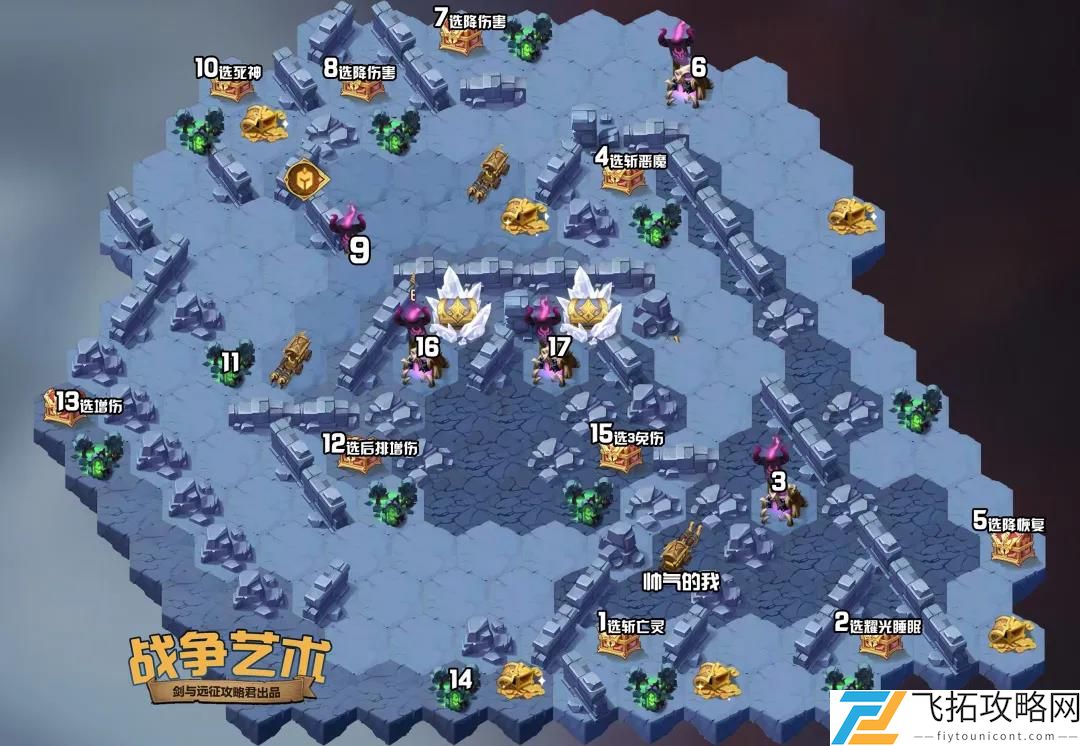 剑与远征战争艺术怎么过