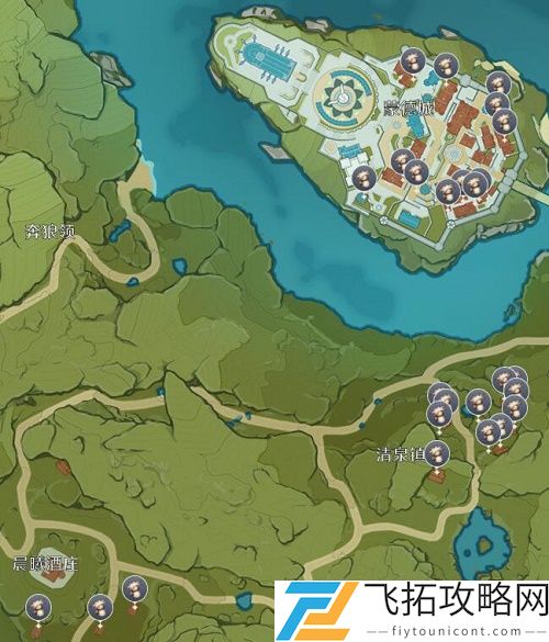原神慕风蘑菇采集地点在哪分布图