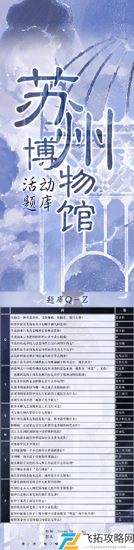 奇迹暖暖2021学堂策问答案大全攻略