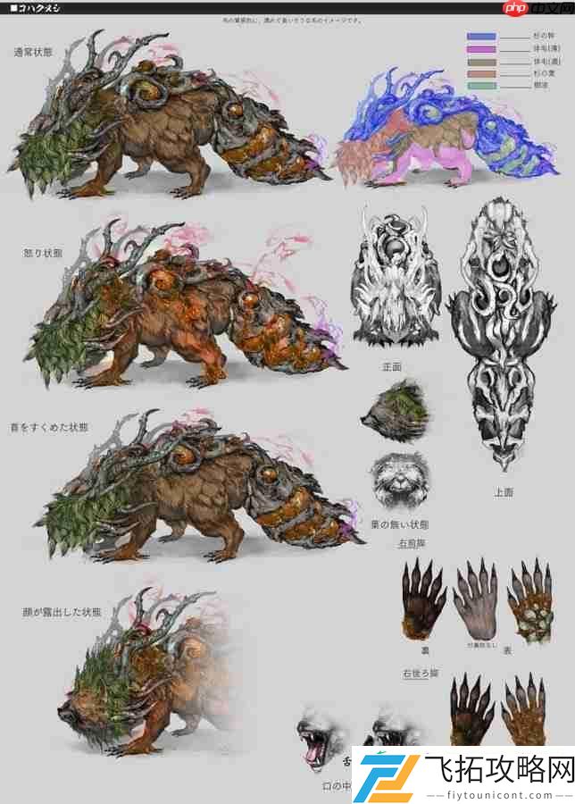 帅的不行！曝狂野之心S大量武器怪物设定图！