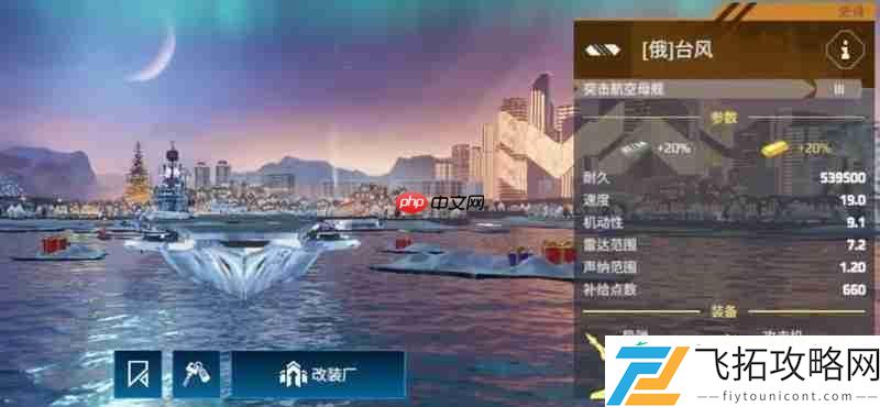 台风号航母实战强度解析