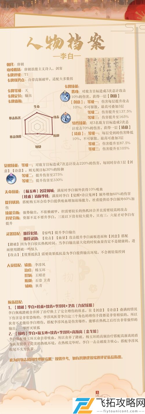 忘川风华录开局角色选择攻略