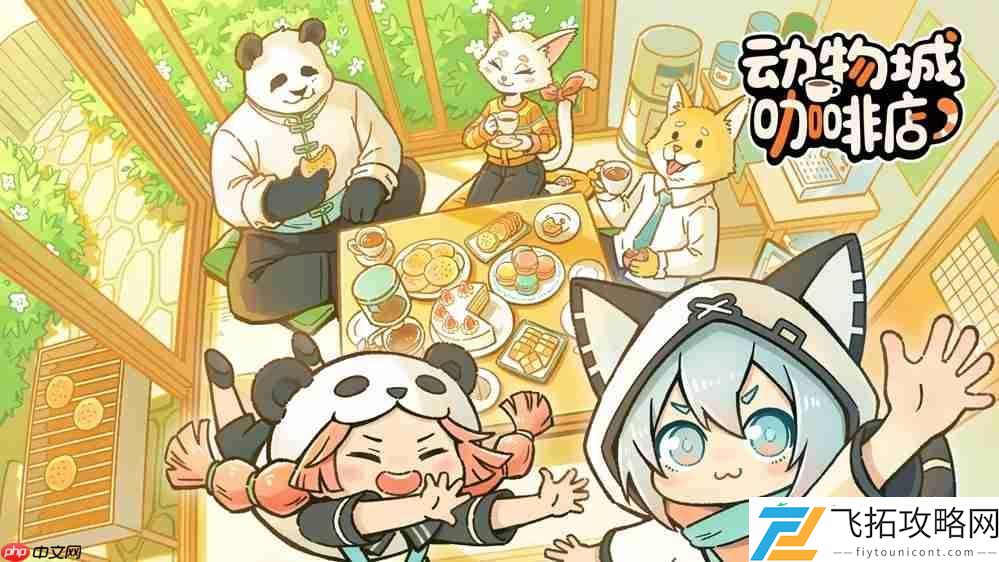 国产直觉系节奏音游动物城咖啡店Steam商店页现已上线