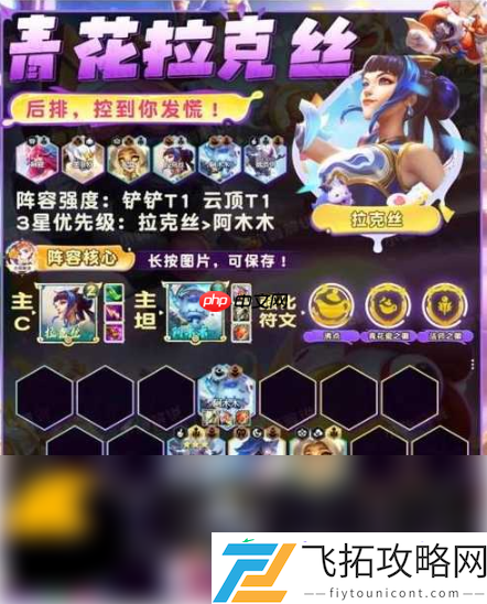前期阵容选择攻略