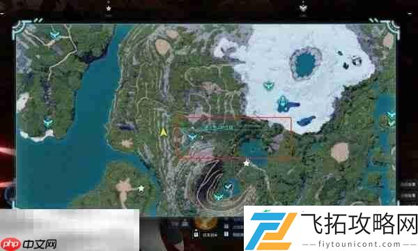 帕鲁雪山的岔路收集地点