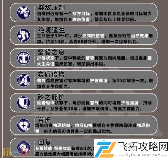 巨刃守护者岩盾流职业培养攻略