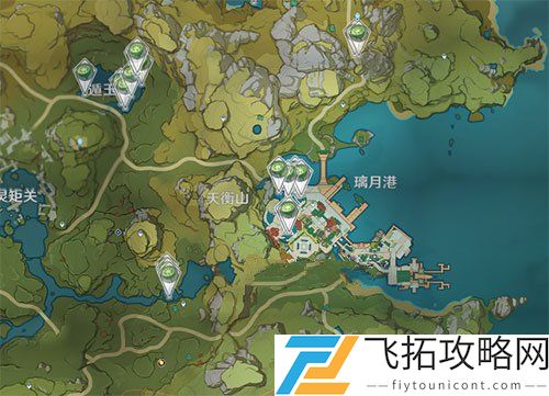 原神莲蓬分布图哪里多